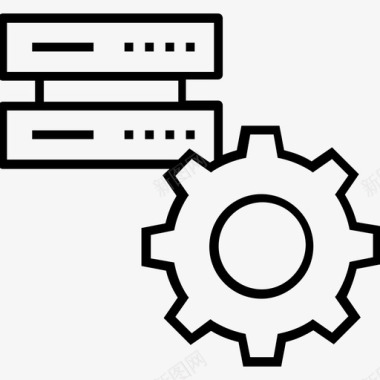 网页截图数据库开发齿轮首选项图标图标