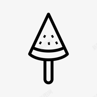 西瓜冰棒美味甜点图标图标