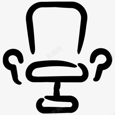 椅子办公椅便利商务第一册图标图标