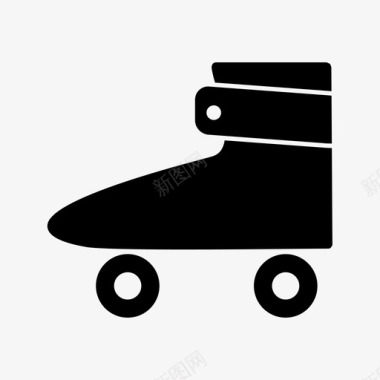 溜冰鞋鞋溜冰图标图标