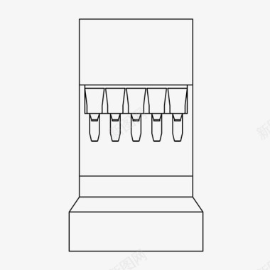 自助机苏打水机饮料冰淇淋图标图标