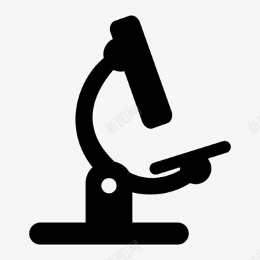 显微镜实验室光学仪器图标图标