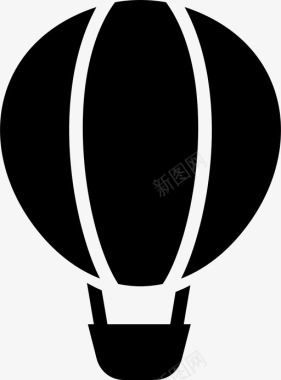 小气球热气球气球图标图标