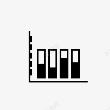 条形图比较图表图标图标