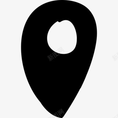 腾讯地图应用图标设计位置标记地图和旗帜手绘网络应用程序图标图标