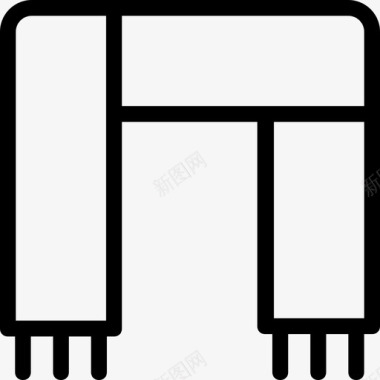 围巾围巾头巾时尚图标图标