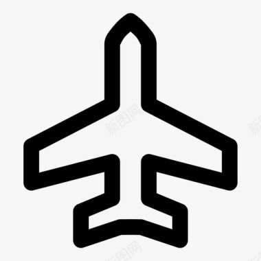 飞机航班飞行图标图标