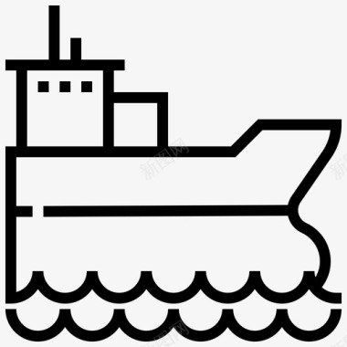 船舶燃料汽油图标图标
