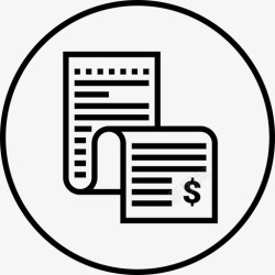 支付帐单分析帐单文档图标高清图片