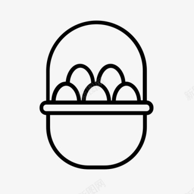 彩绘鸡蛋鸡蛋图标图标