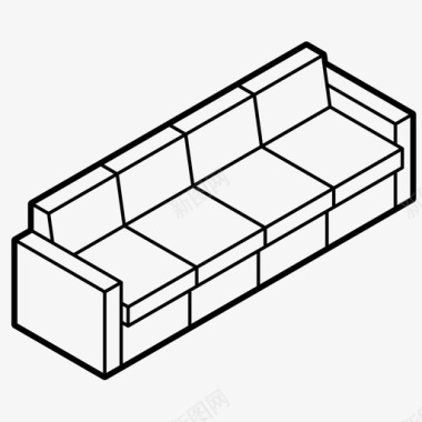 躺椅沙发沙发家具客厅图标图标