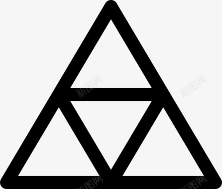 三角形图案金字塔图标图标