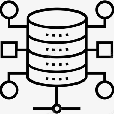 服务之星数据库架构备份计算图标图标