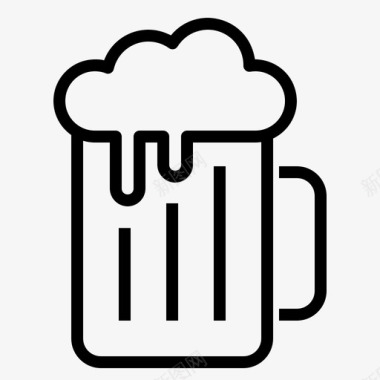 冷饮啤酒饮料冷饮图标图标