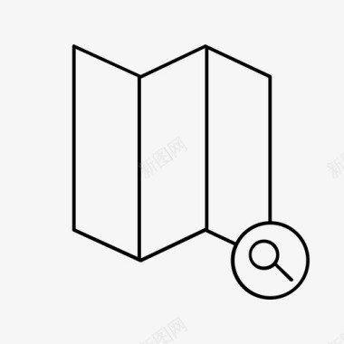 地图景区图标地图街道地图导航图标图标