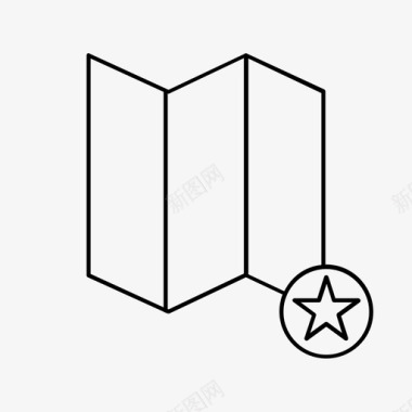 地图学校标志地图街道地图导航图标图标