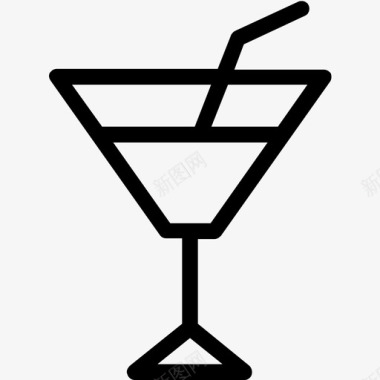酒瓮鸡尾酒酒饮料图标图标