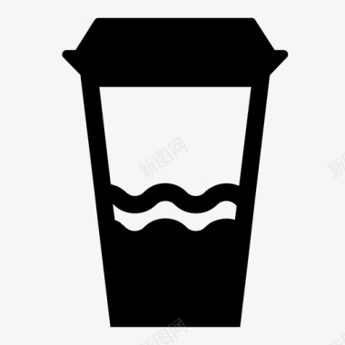 外卖咖啡杯子去图标图标