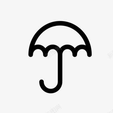 umbrella雨伞图标