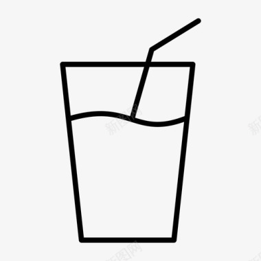 果汁鸡尾酒饮料图标图标