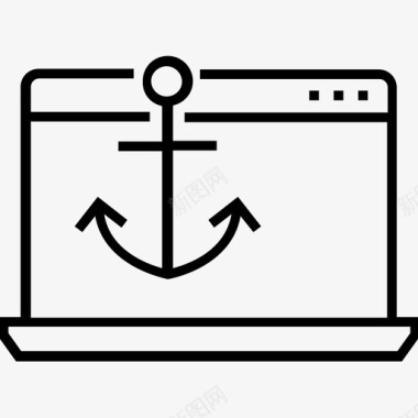 网页优化锚网站浏览器互联网图标图标