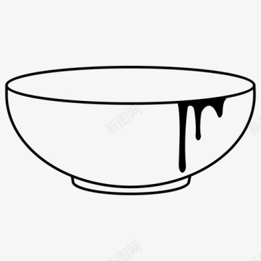 脏碗盘子洗碗图标图标