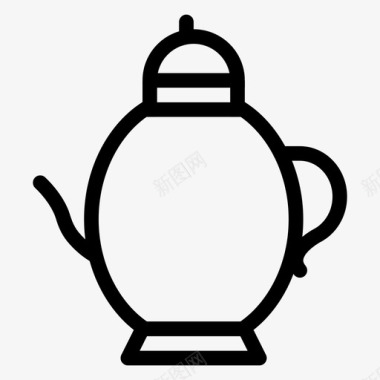 茶串食物酒店图标图标
