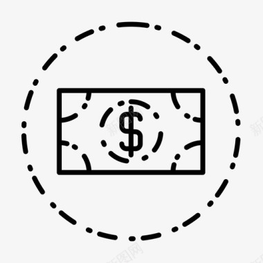 货币现金美元图标图标