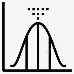 均值平均值图表正态图标高清图片