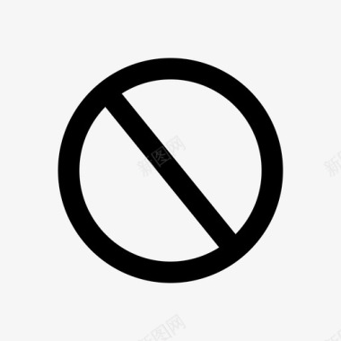 禁止禁止进入限制图标图标