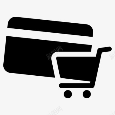 购物卡购买信用卡图标图标