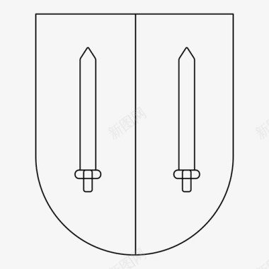 盾牌剑图标图标