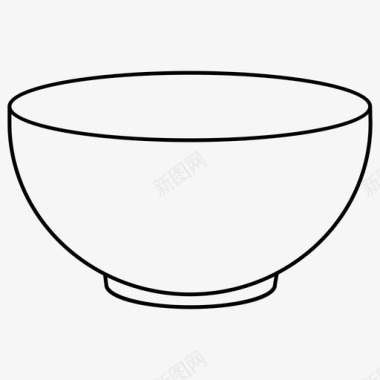 汤碗洗碗餐具图标图标