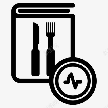 食谱食谱书活动活动烹饪书图标图标