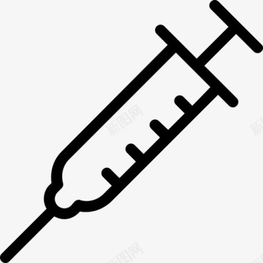 迷你注射器注射静脉注射注射器图标图标