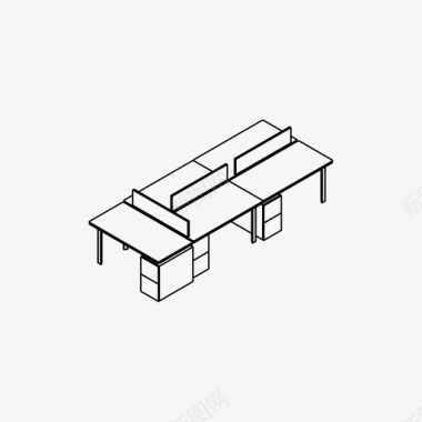 团队活动总结工作空间商务办公桌图标图标