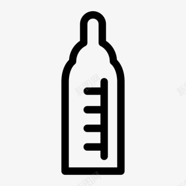 奶瓶奶瓶孩子饮料图标图标