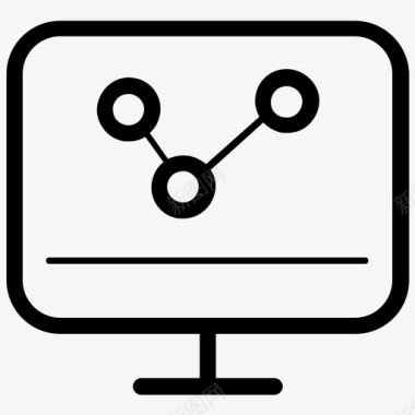 网络图标免抠png图片网络分析图表监控图标图标