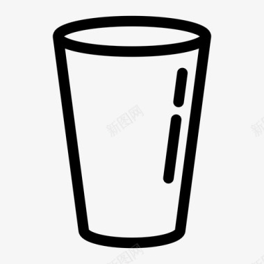 玻璃杯饮料酒杯图标图标