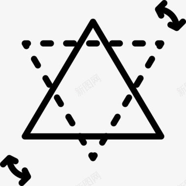 向左旋转旋转形图标图标