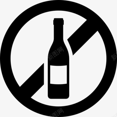 不喝瓶喝图标图标