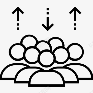 团队合作联盟营销网络图标图标