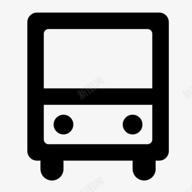 公交地铁标识公交站icon图标