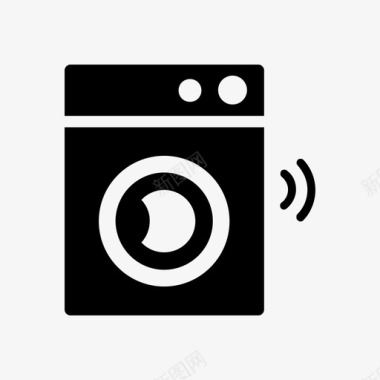 洗衣机物联网洗衣机洗衣机图标图标