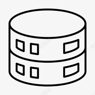 服务器数据库服务器存储图标图标