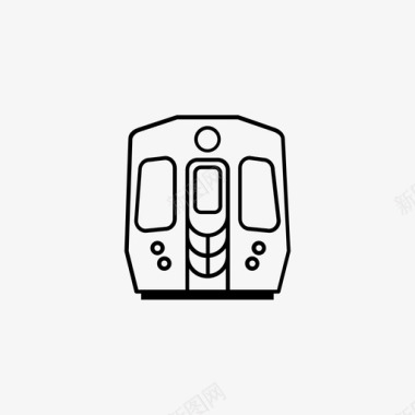 尾部车厢地铁车厢地铁班车图标图标