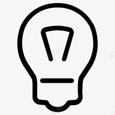 灯指标业务解决方案灯泡能源图标图标