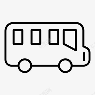 旅游巴士导游旅游图标图标