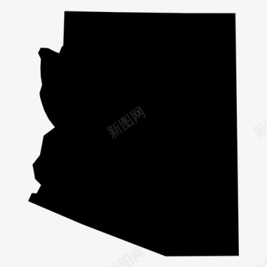 凤凰姜糖亚利桑那州地图凤凰城图标图标