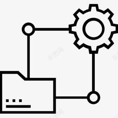 齿轮矢量素材数据处理齿轮配置图标图标